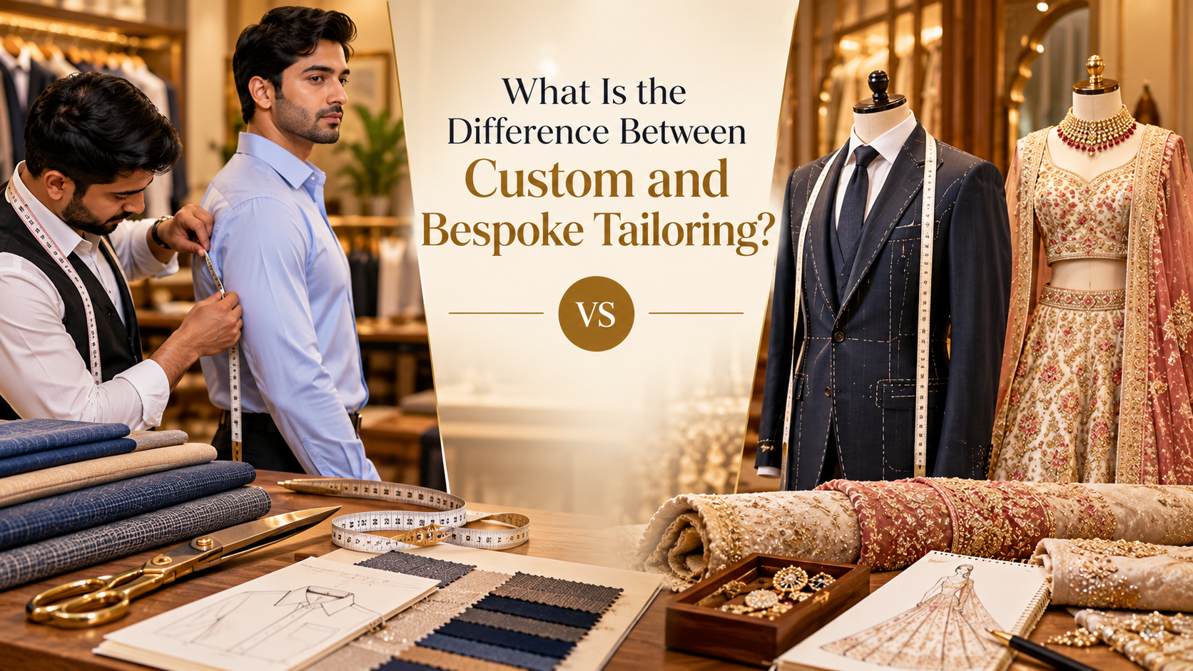 What Is the Difference Between Custom and Bespoke Tailoring?