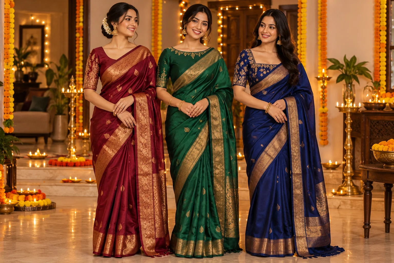 Diwali Blouse Designs for Silk Sarees: Traditional and Modern Ideas for 2026